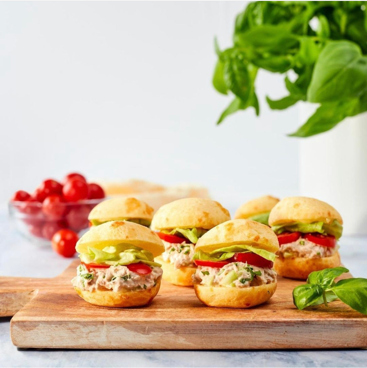 Bruna's Cheese Bread with Tuna Salad